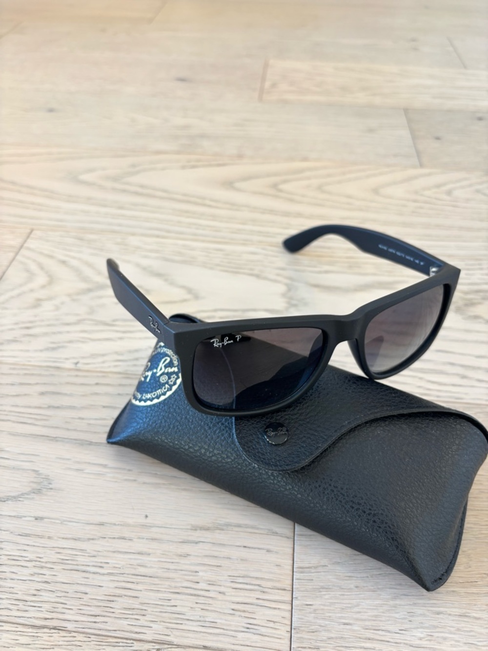 Ray-Ban Justin Style Matte Black Sunglasses